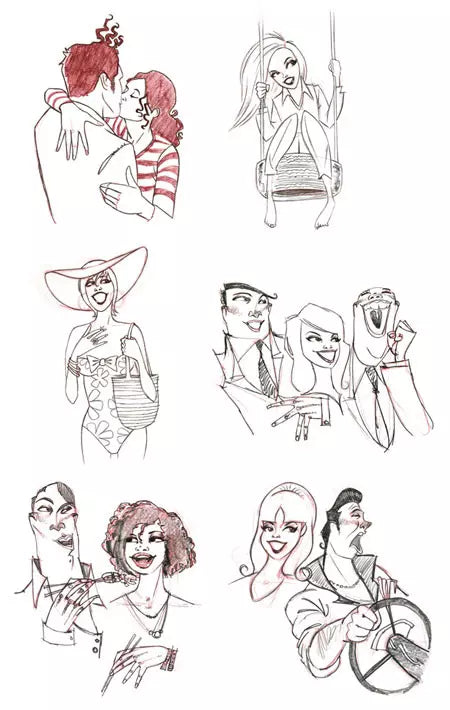 Coca Cola Light - Sketches