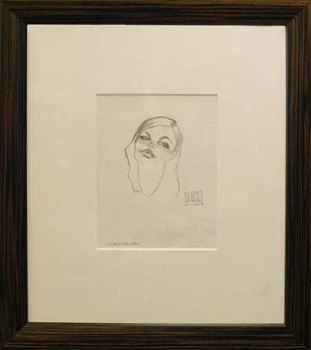 So Tired of this Place Sketch - Framed
